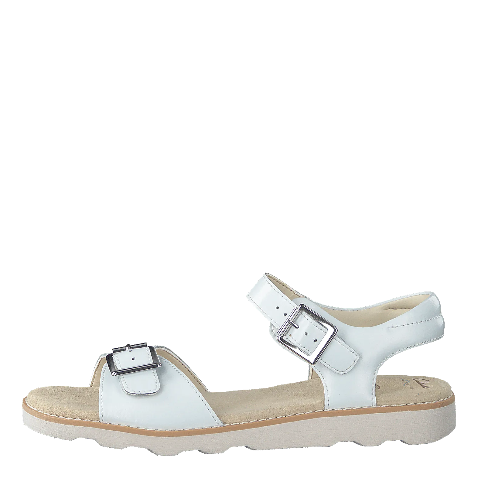 Crown Bloom K White Leather
