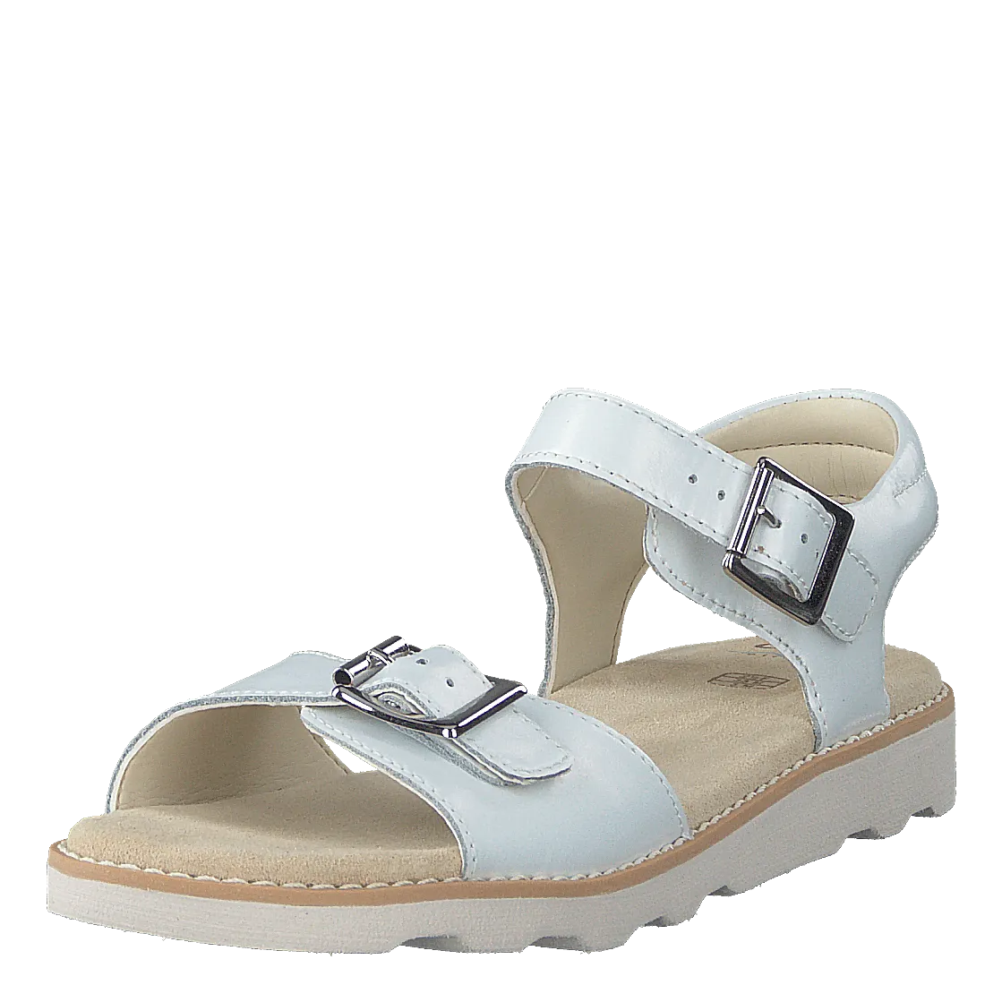 Crown Bloom K White Leather