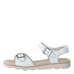 Crown Bloom K White Leather