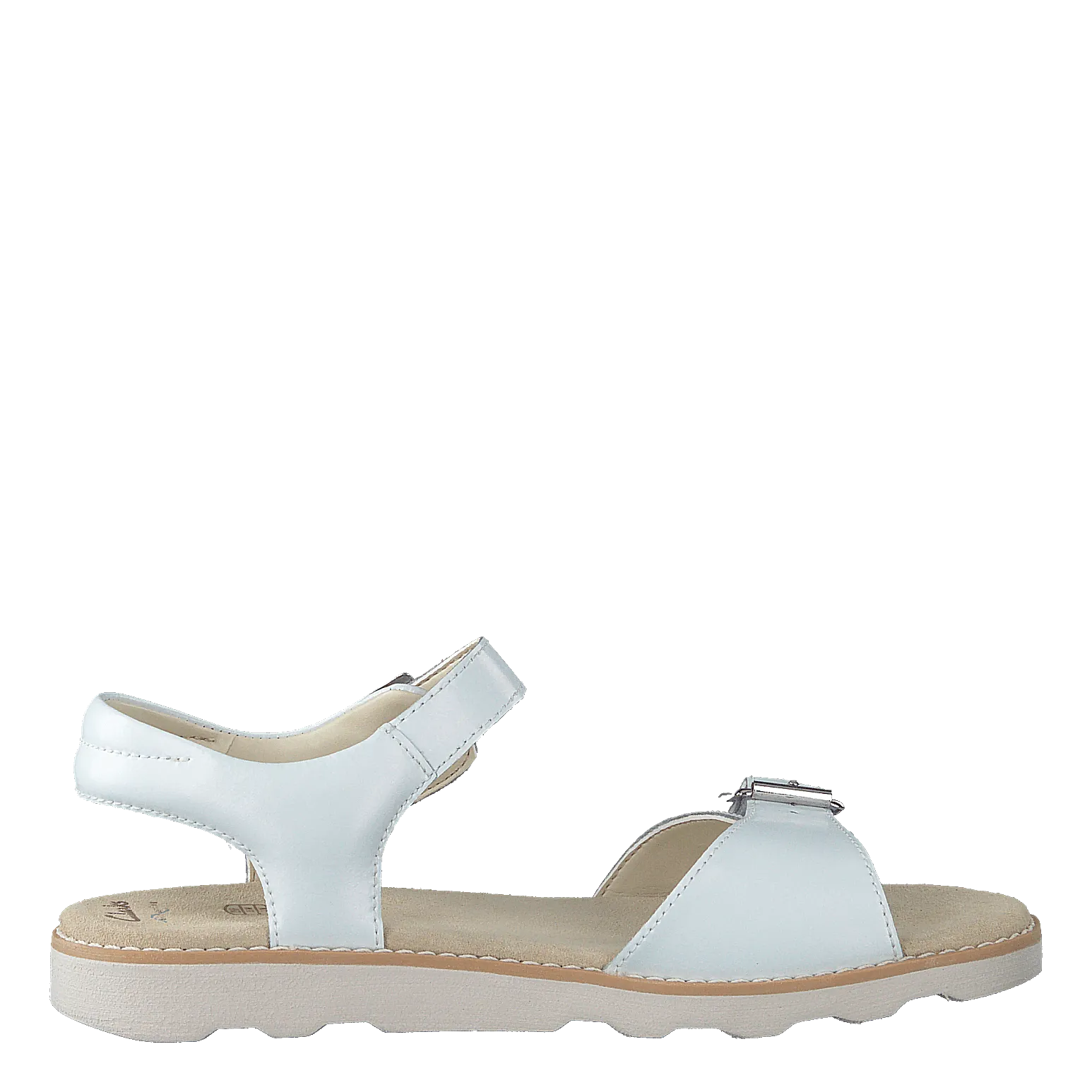 Crown Bloom K White Leather