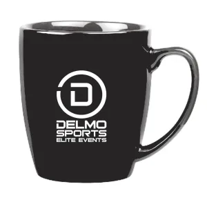 DelMoSports 18 oz. Ceramic Mug - Black