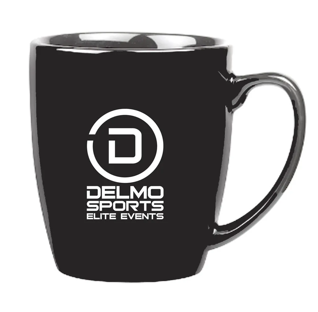 DelMoSports 18 oz. Ceramic Mug - Black