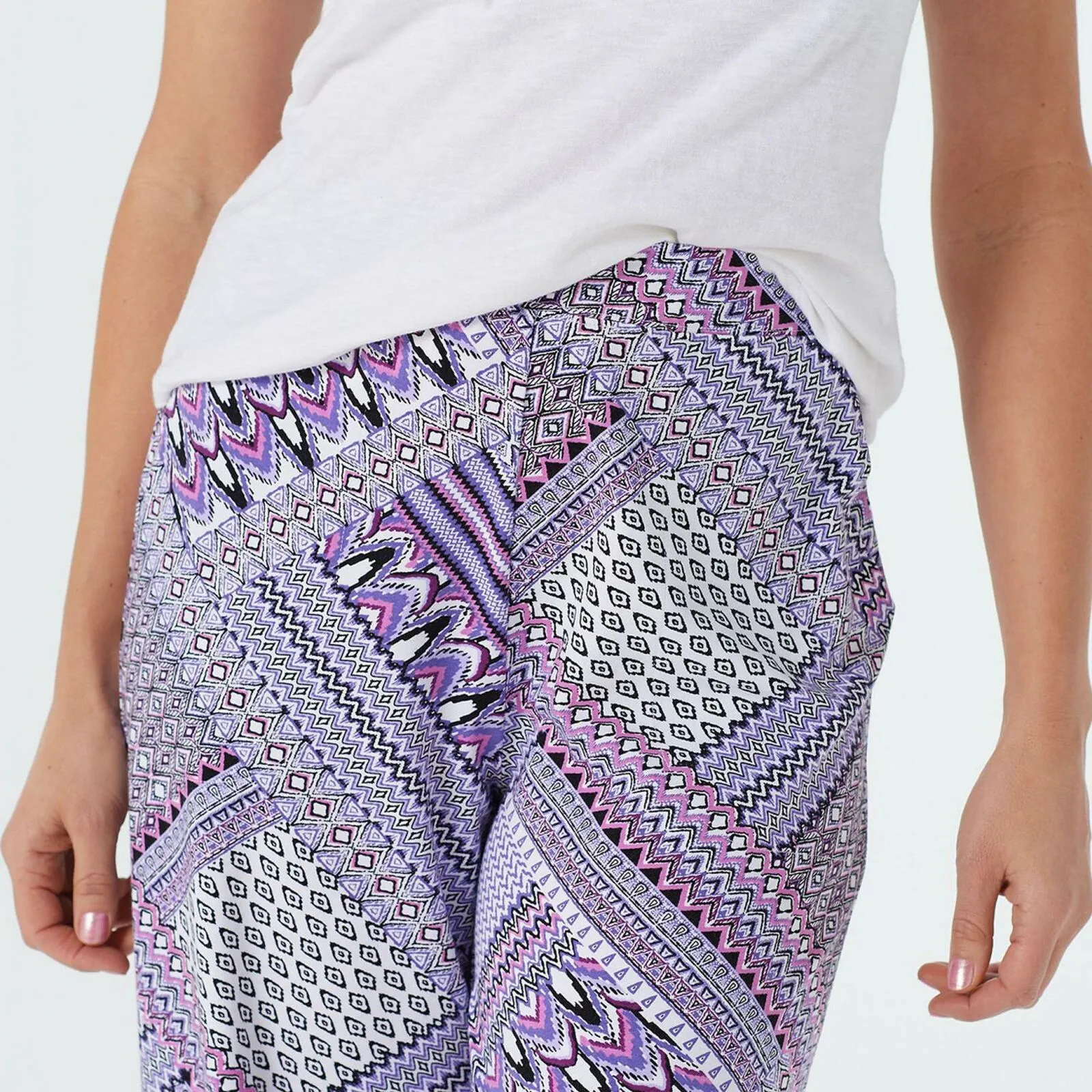 Denim & Co. Women's Plus Size Pull -On Wide Leg Beach Pants