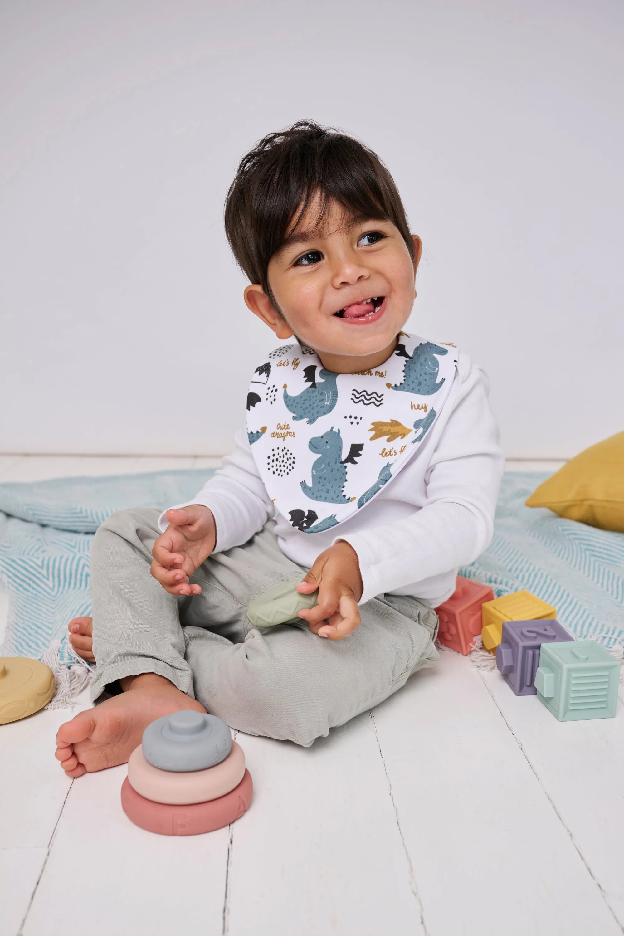 Dragon Waterproof Dribble Bib