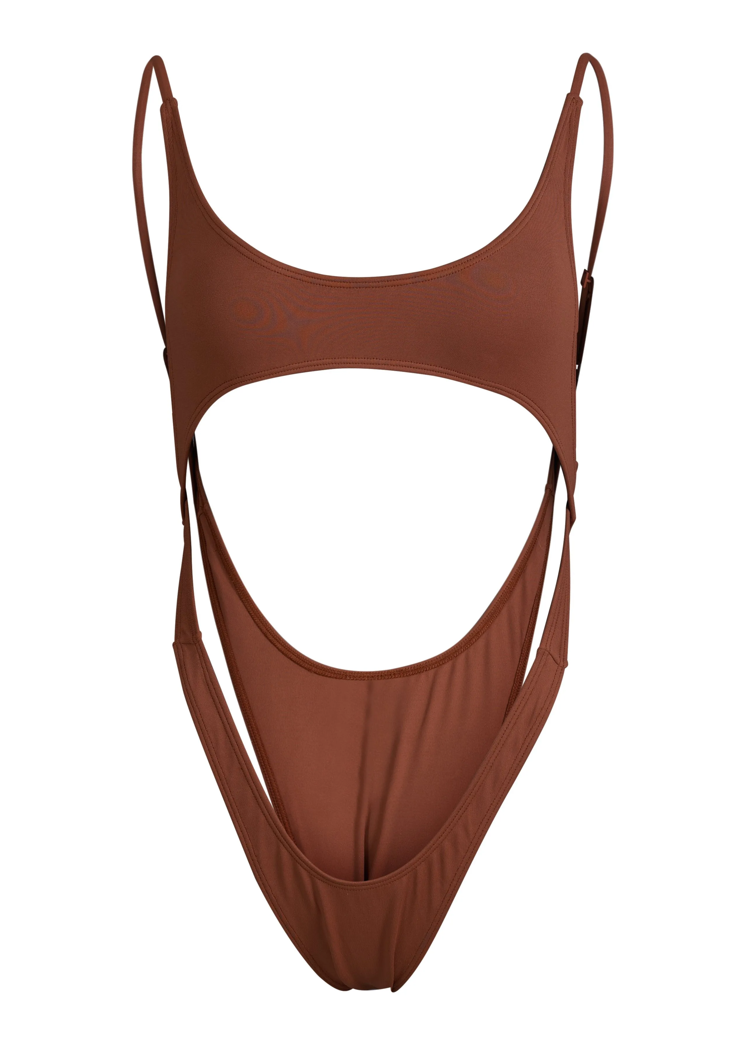 DYNAMO ONE PIECE SWIMSUIT - Skinny Dip Brown