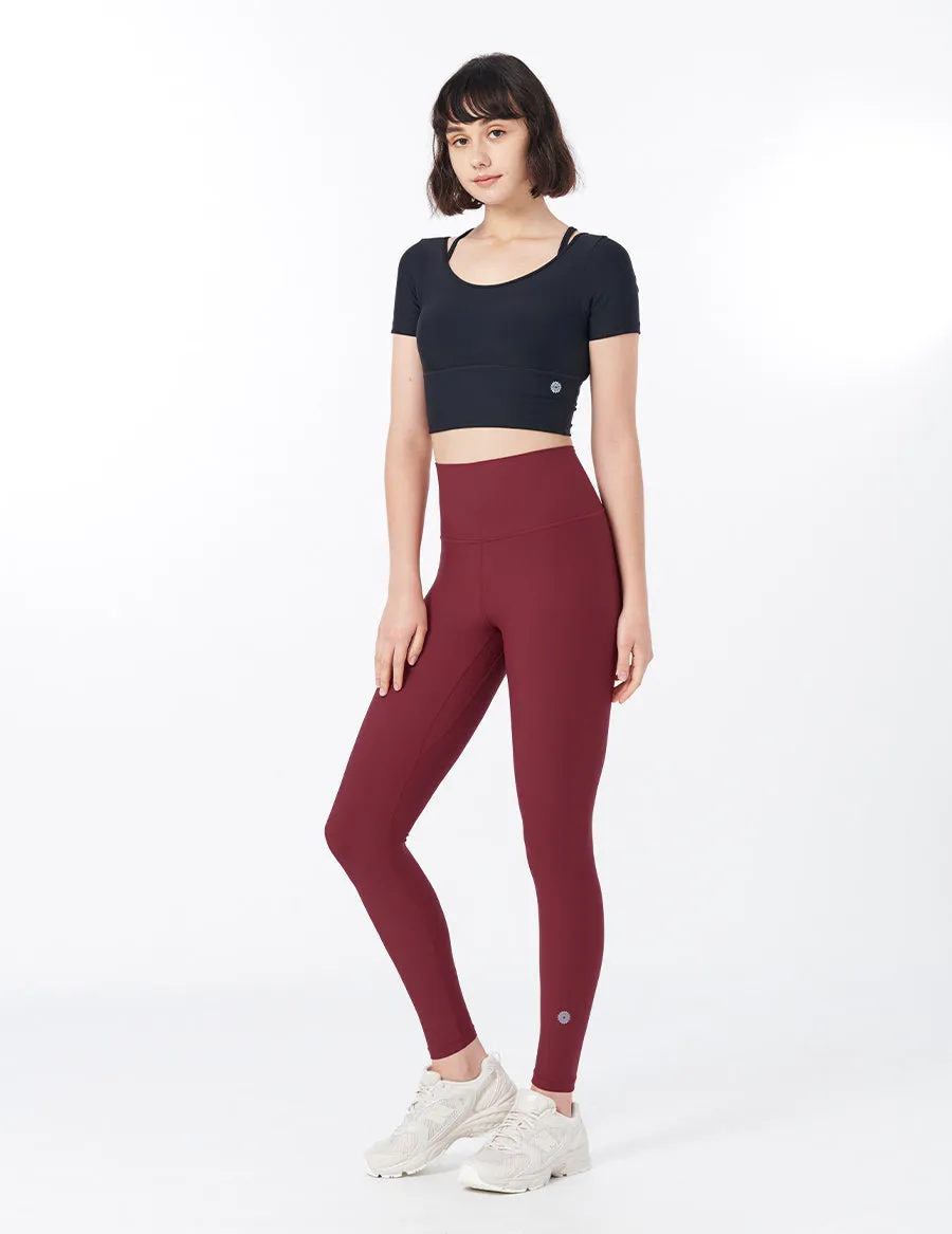 easyoga LESPIRO Elegant Cropped Tank - L1 Black
