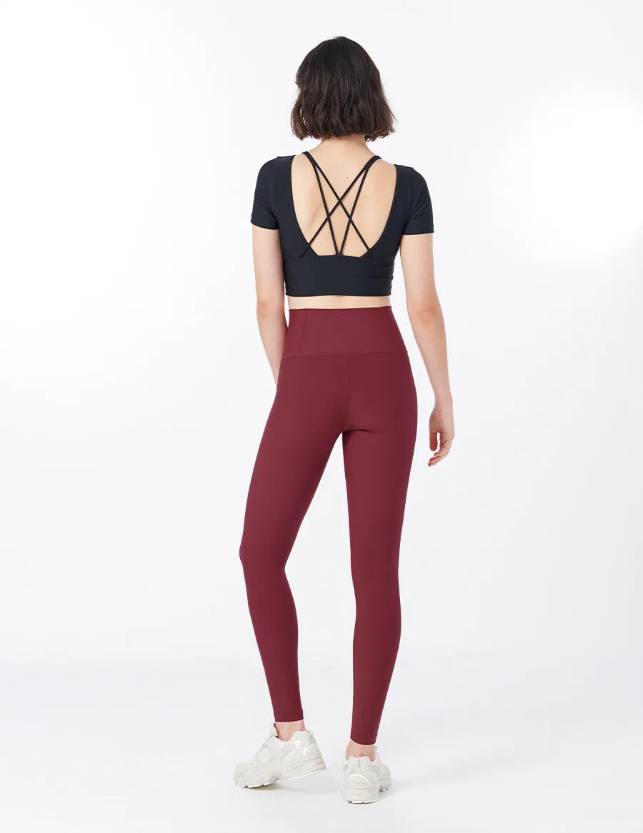 easyoga LESPIRO Elegant Cropped Tank - L1 Black