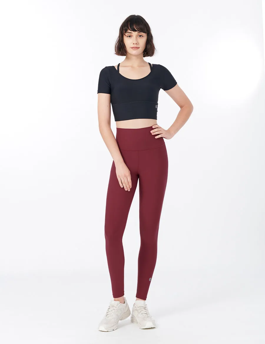 easyoga LESPIRO Elegant Cropped Tank - L1 Black