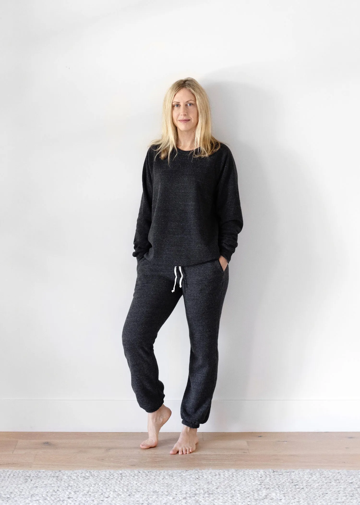 Eco Fleece Heart LA Loungewear Sets-Mom