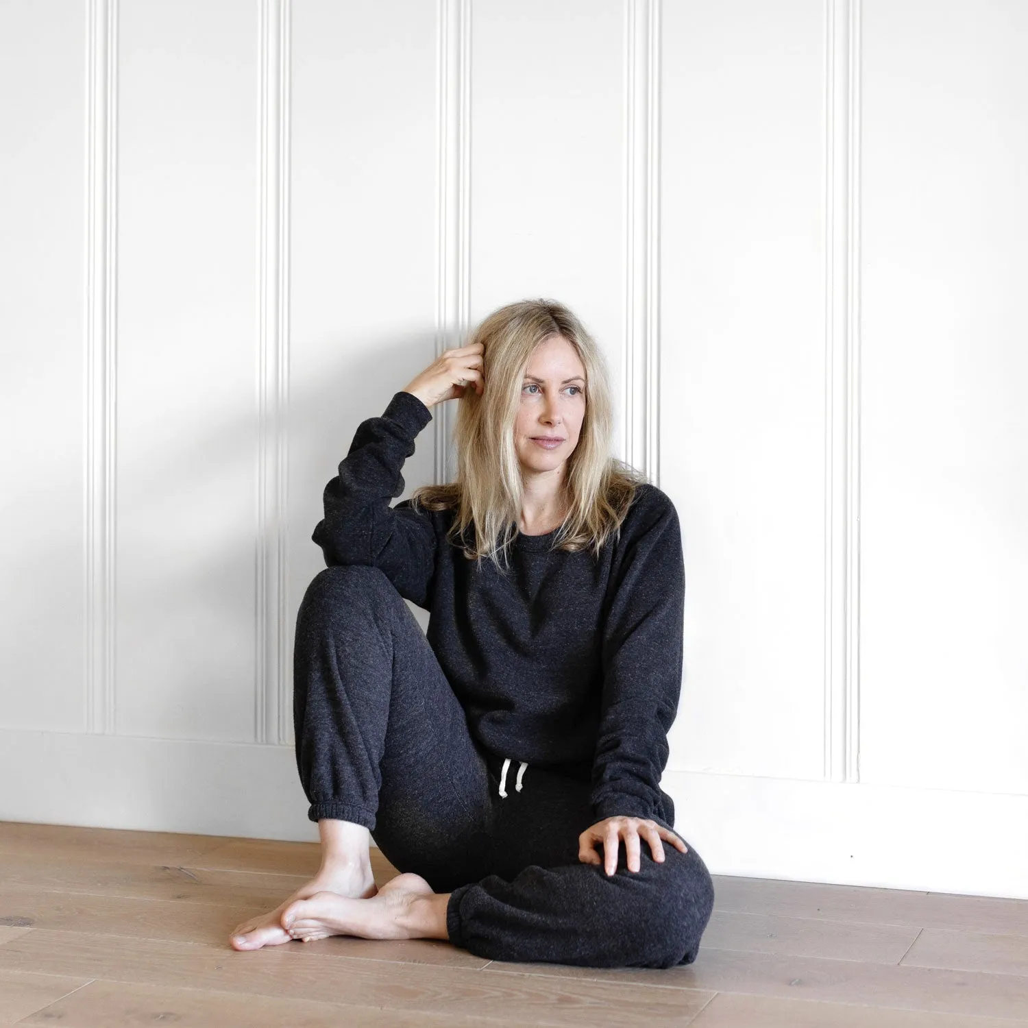 Eco Fleece Heart LA Loungewear Sets-Mom