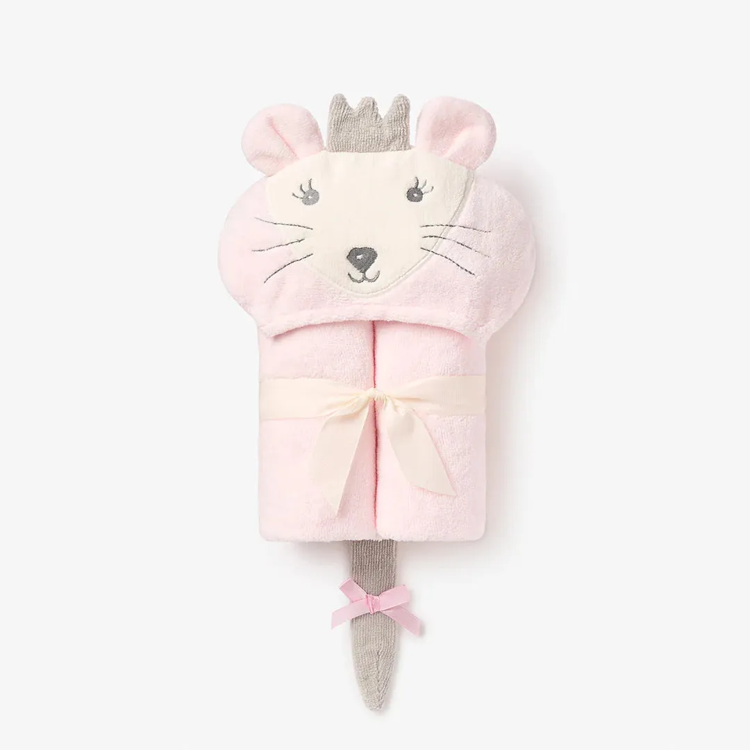 Elegant Baby Mouse Hooded Bath Wrap