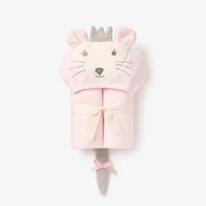 Elegant Baby Mouse Hooded Bath Wrap