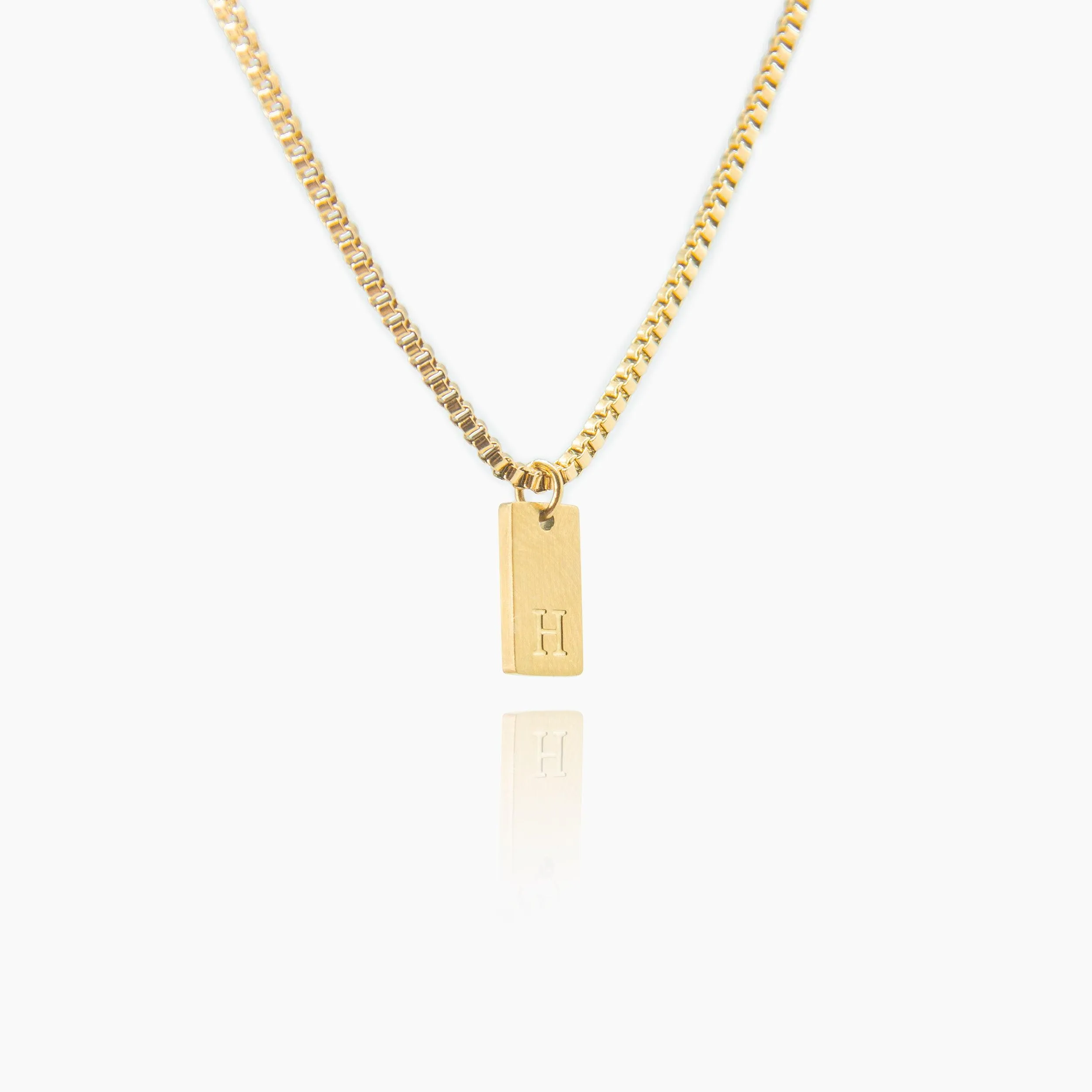 Elegant Initial Charm Single Necklace