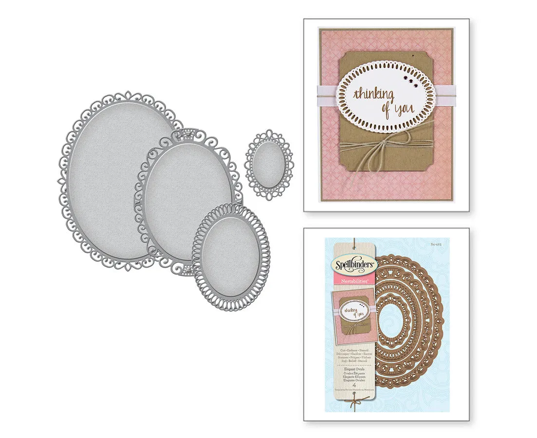 Elegant Ovals Die Set S4-425 Spellbinders