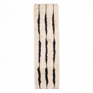 Elegant Rhythm - Luxury Shag Moroccan Runner Rug