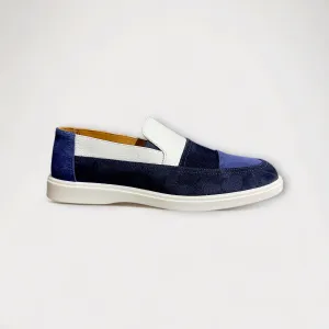 FF 3Tone Loafers Blue Suede