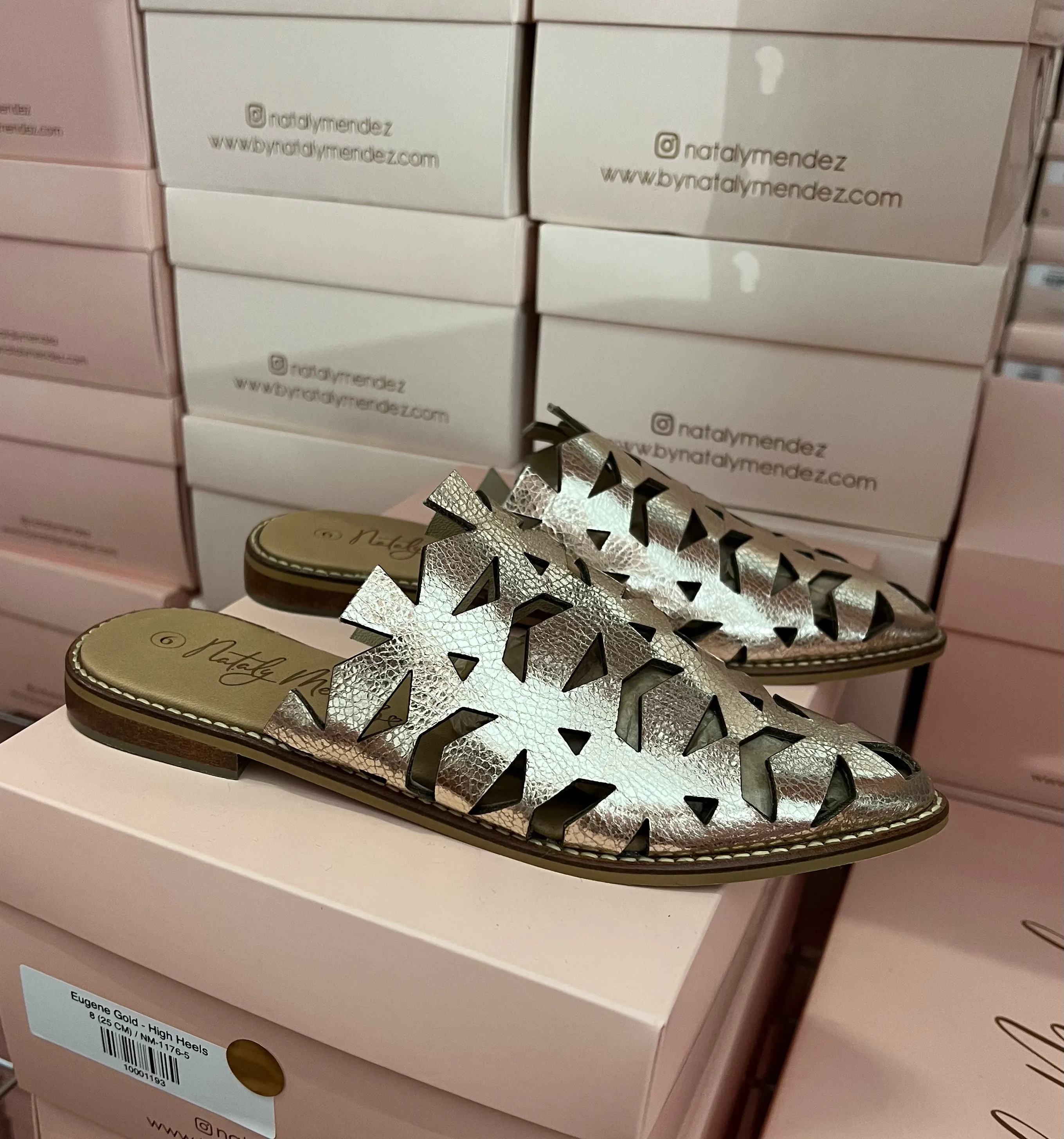 Flats Hoja - Gold