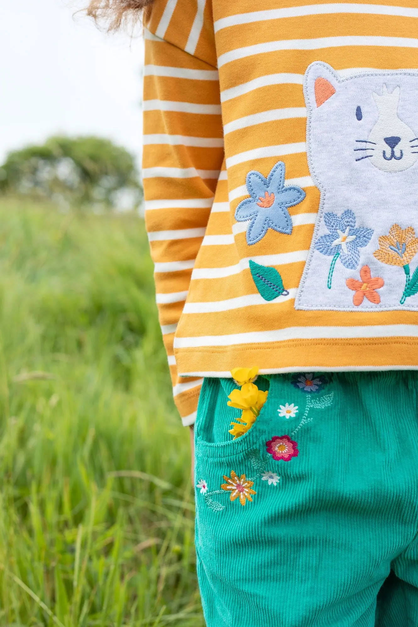 Frugi Tori Breton Stripe Top 500011A4gbsc Cat