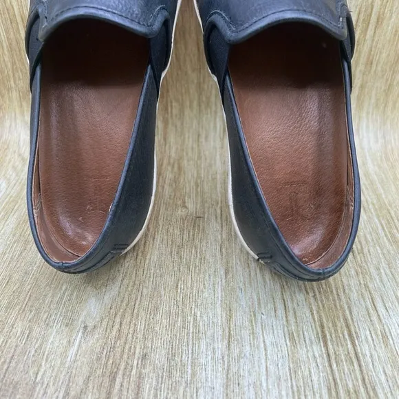 Frye Dylan Women's Size 7 M Black Slip On Leather Casual Shoes Sneakers