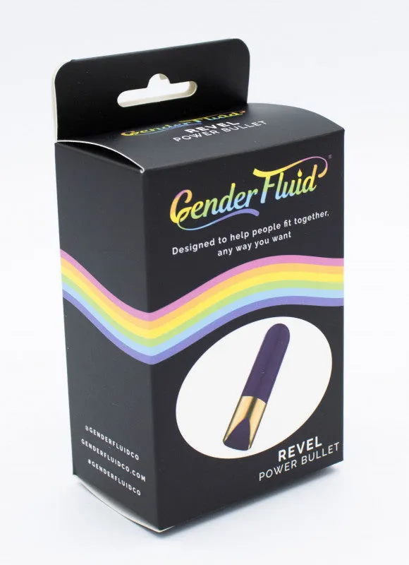 Gender Fluid Revel Power Bullet  - Amethyst  Purple