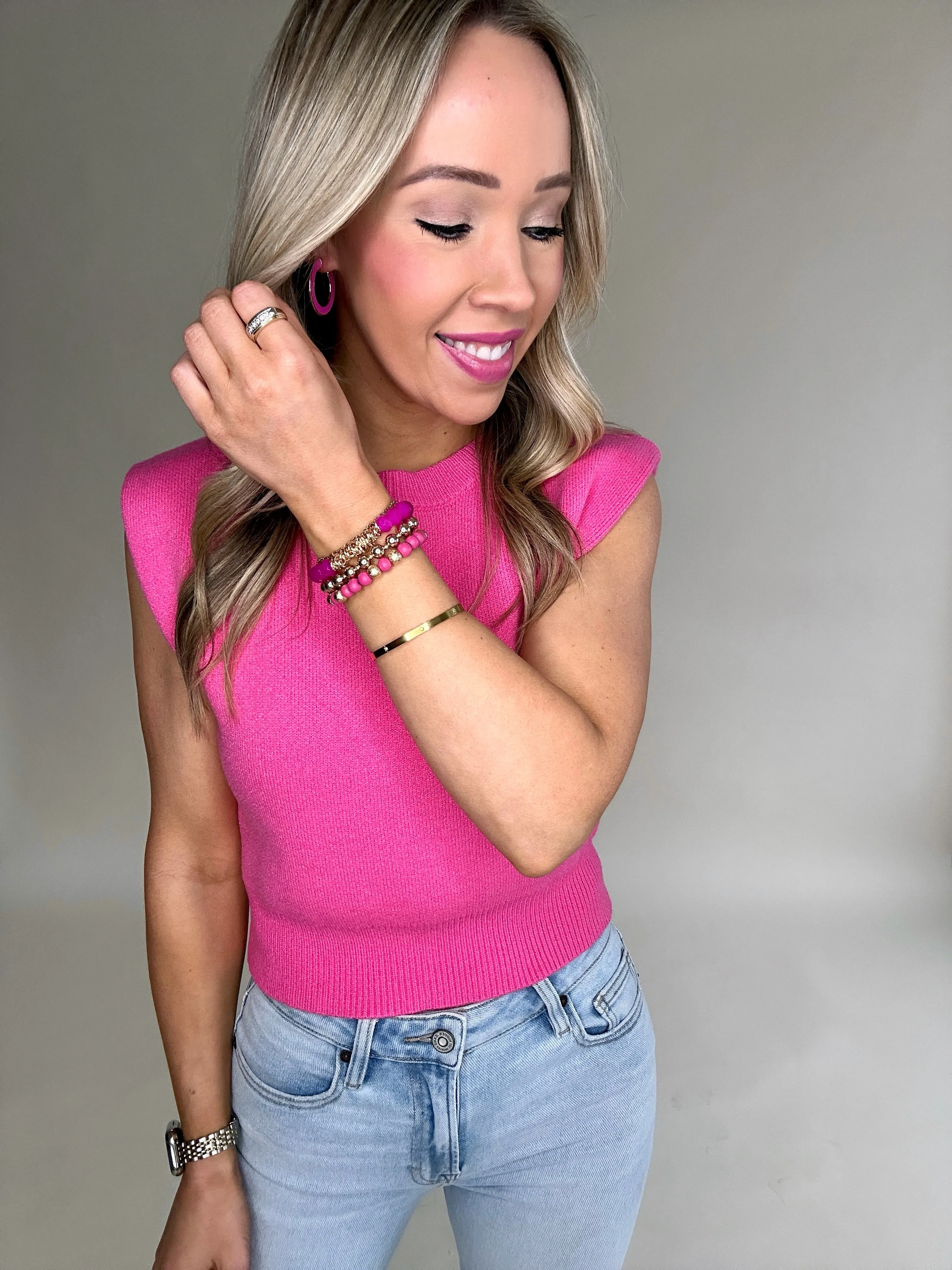 Good Time Hoops - Fuchsia