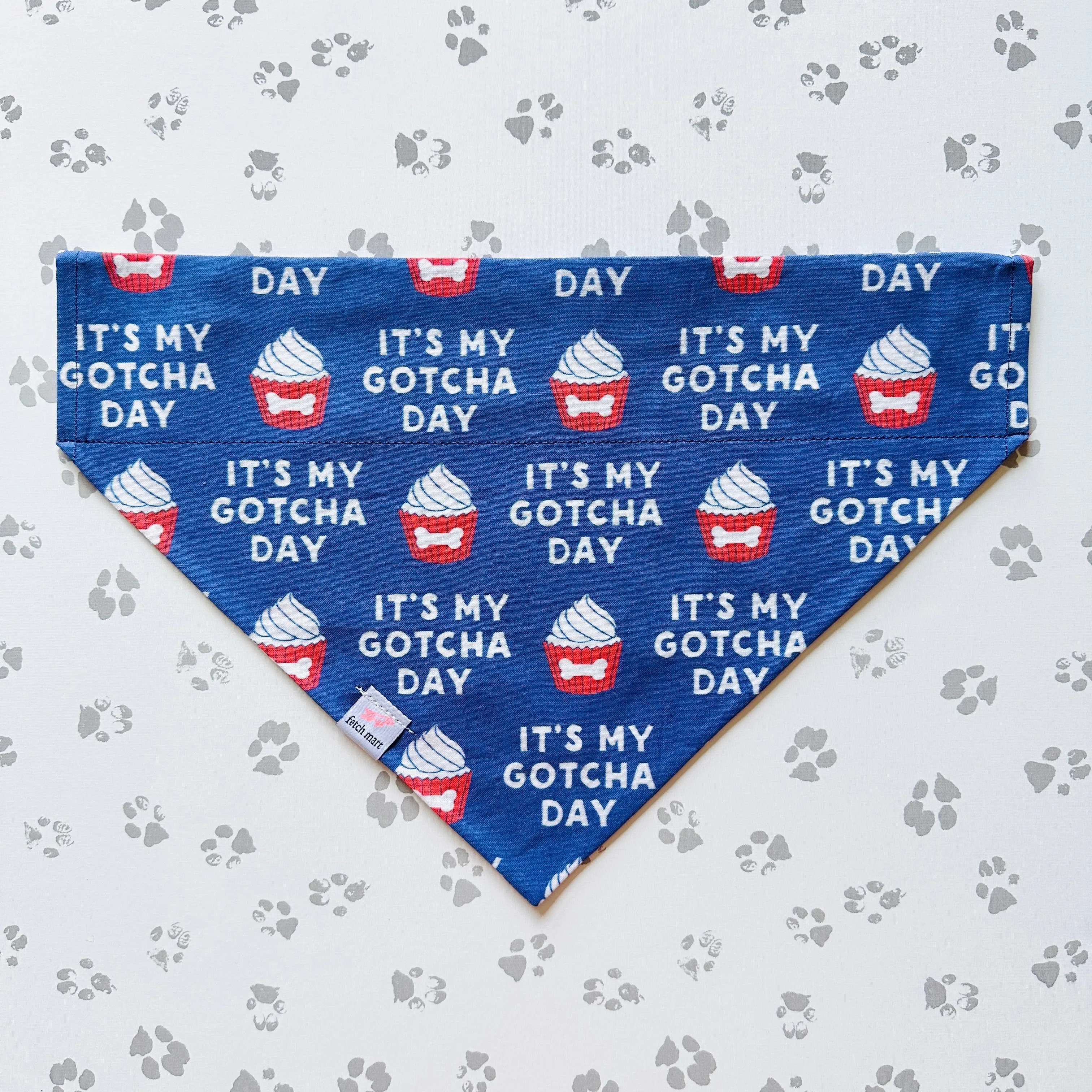 Gotcha Day in Blue & Pink Bandana