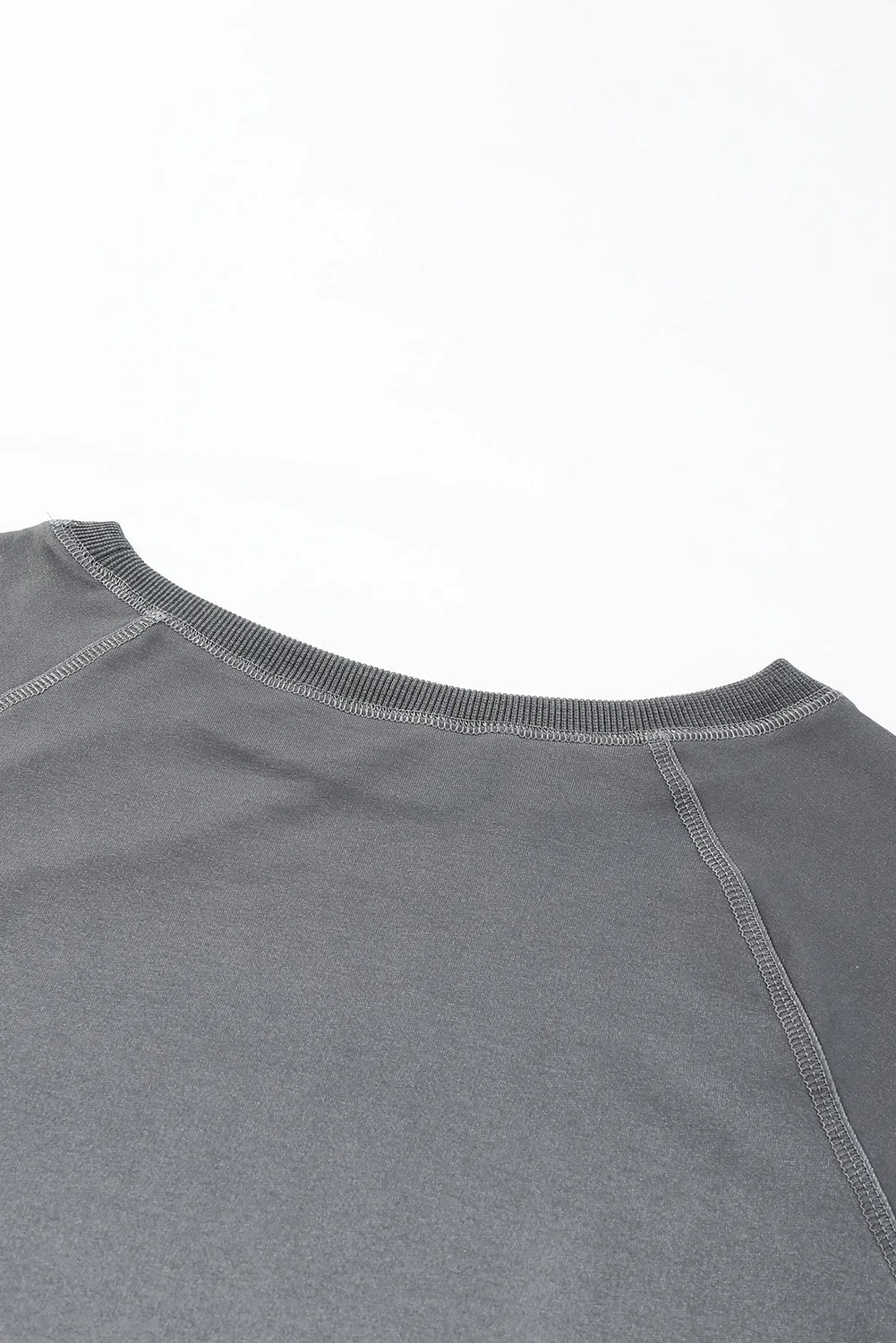Gray Ombre Crewneck Long Sleeve Sweatshirt