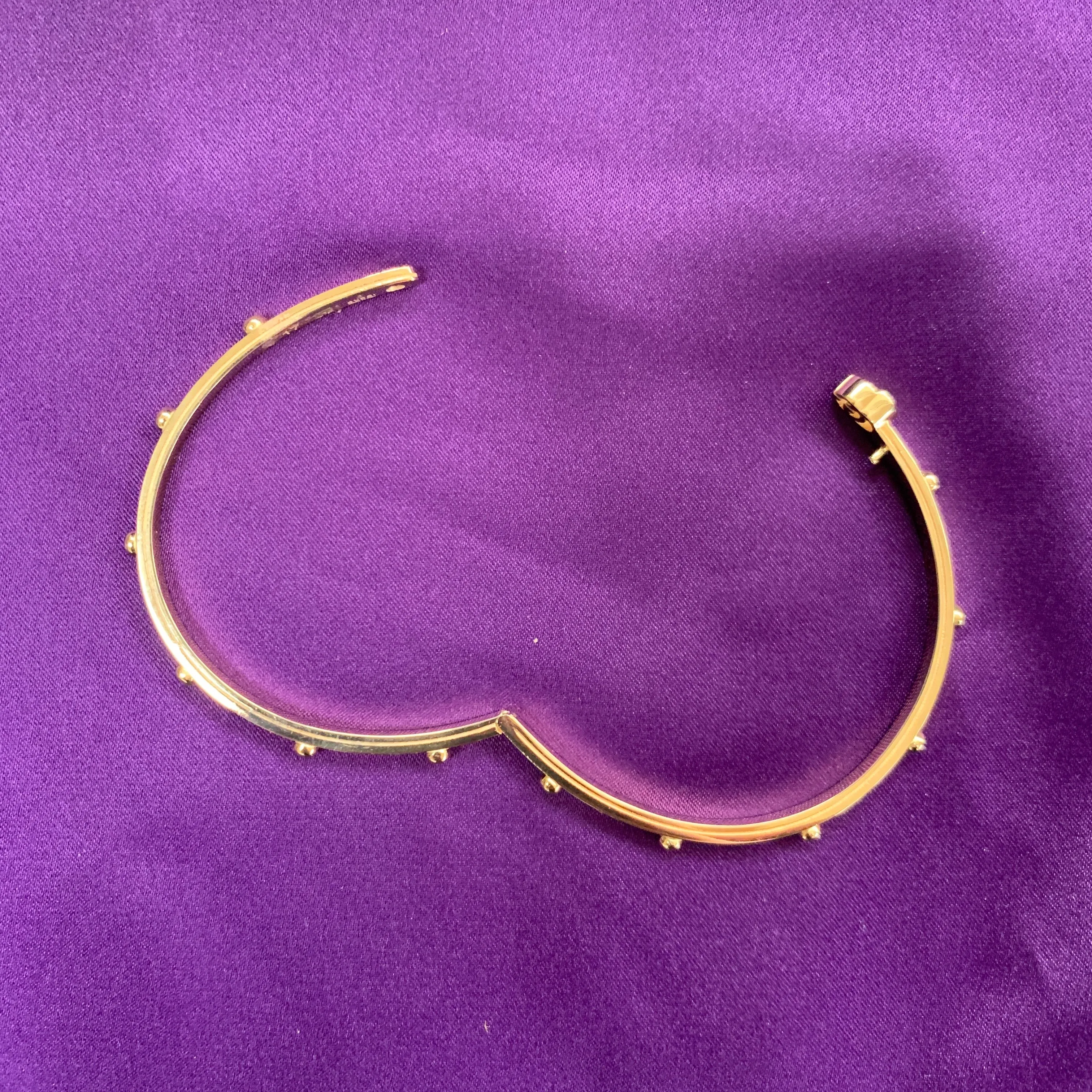 Gucci GG Running Bangle In 18K Yellow Gold