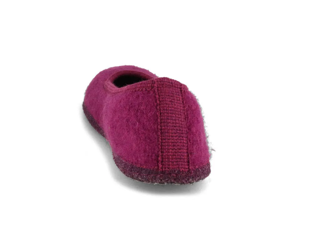 HAFLINGER Women Felt Ballerina 'Marina', mulberry