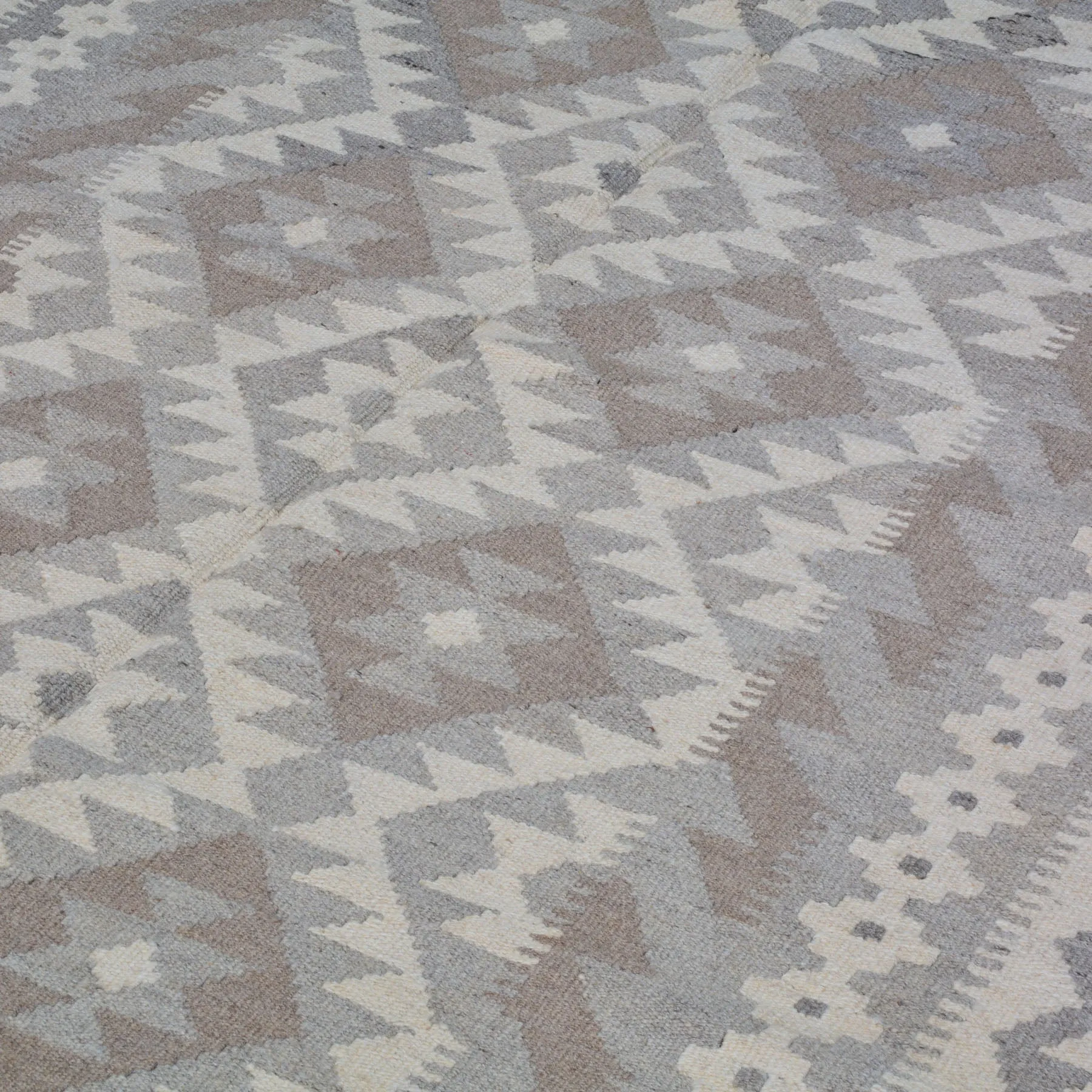 Hand-Woven Afghan Momana Reversible Kilim Wool Oriental Rug (Size 4.3 X 6.0) Cwral-10206