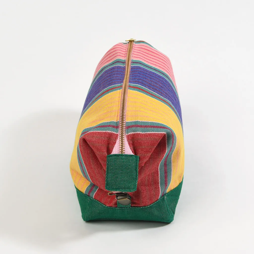 Hand Woven Toiletry Bag | Carousel Stripe