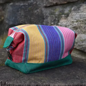 Hand Woven Toiletry Bag | Carousel Stripe