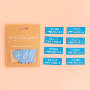 Hecho Por Abuela - Sewing Woven Clothing Label Tags