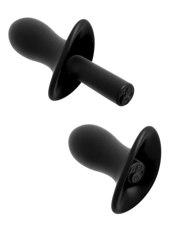 Hookup Panties Remote Triple Teaser - Black - Small - Large