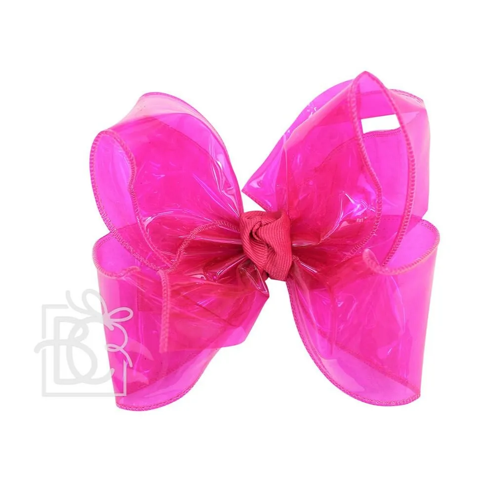 Huge Waterproof Double Knot Hair Bow on Clippie