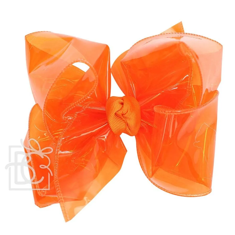 Huge Waterproof Double Knot Hair Bow on Clippie