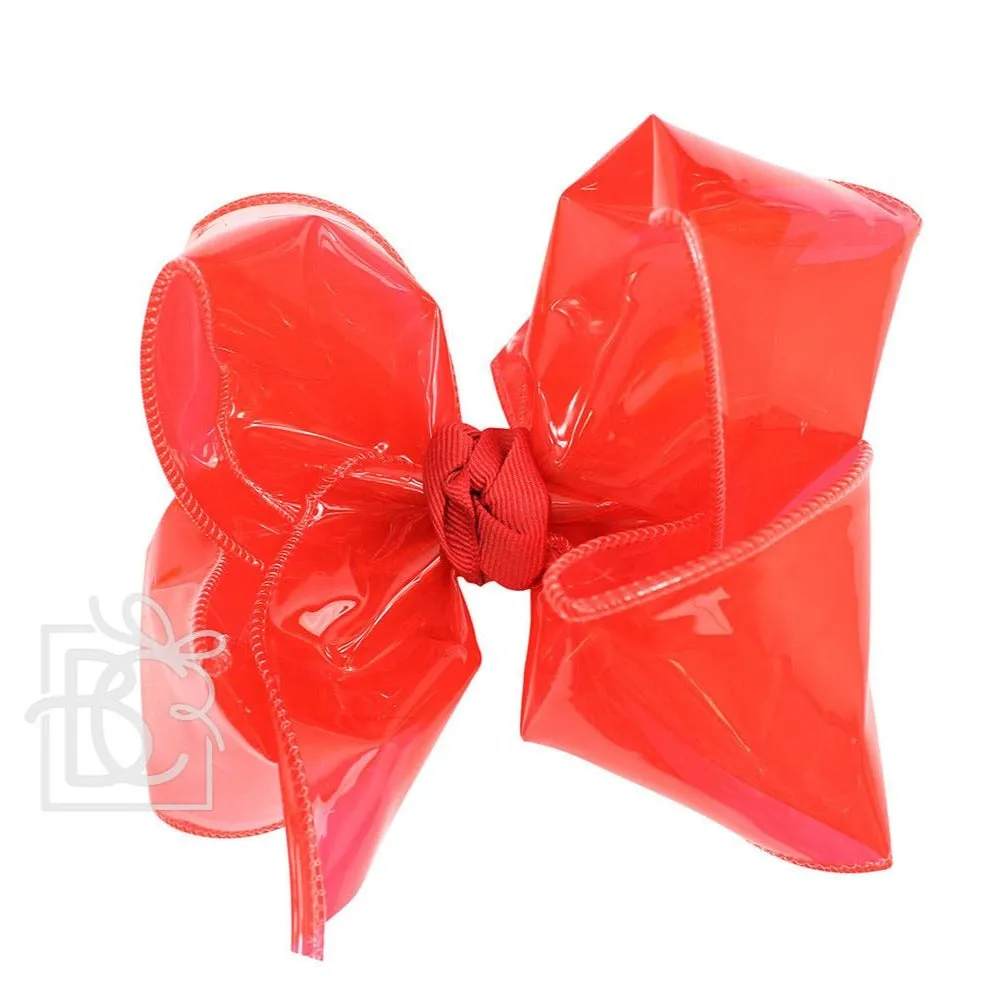 Huge Waterproof Double Knot Hair Bow on Clippie