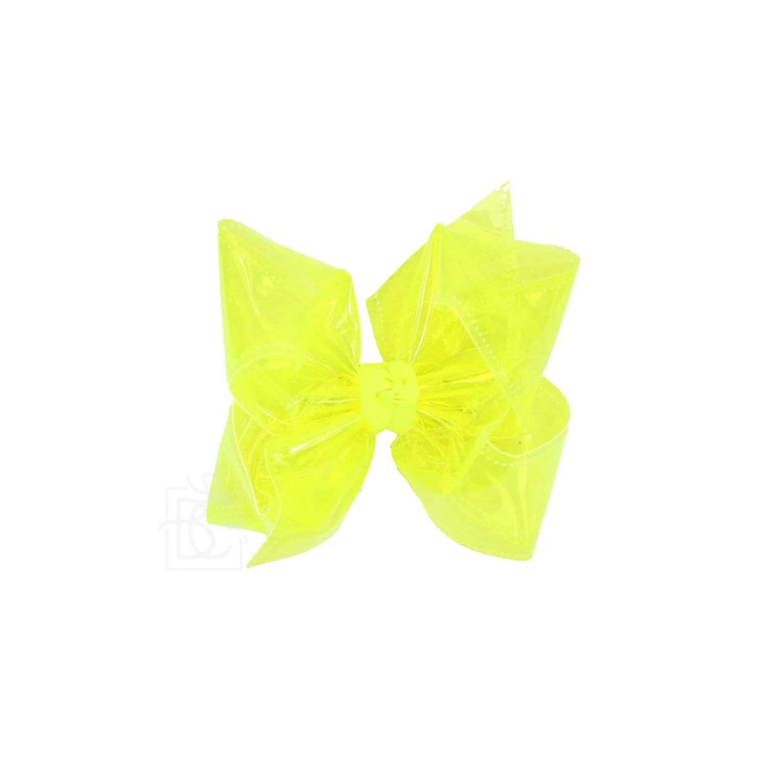 Huge Waterproof Double Knot Hair Bow on Clippie