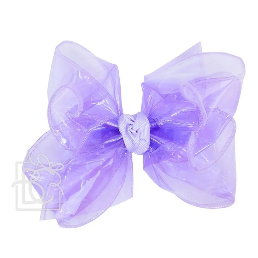 Huge Waterproof Double Knot Hair Bow on Clippie