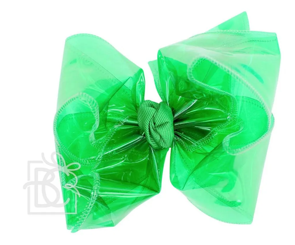 Huge Waterproof Double Knot Hair Bow on Clippie