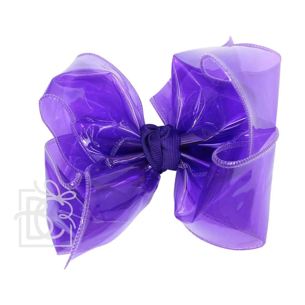 Huge Waterproof Double Knot Hair Bow on Clippie