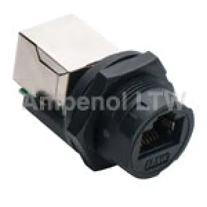IP67 RJ45 F/F Coupler Unmated Lock type