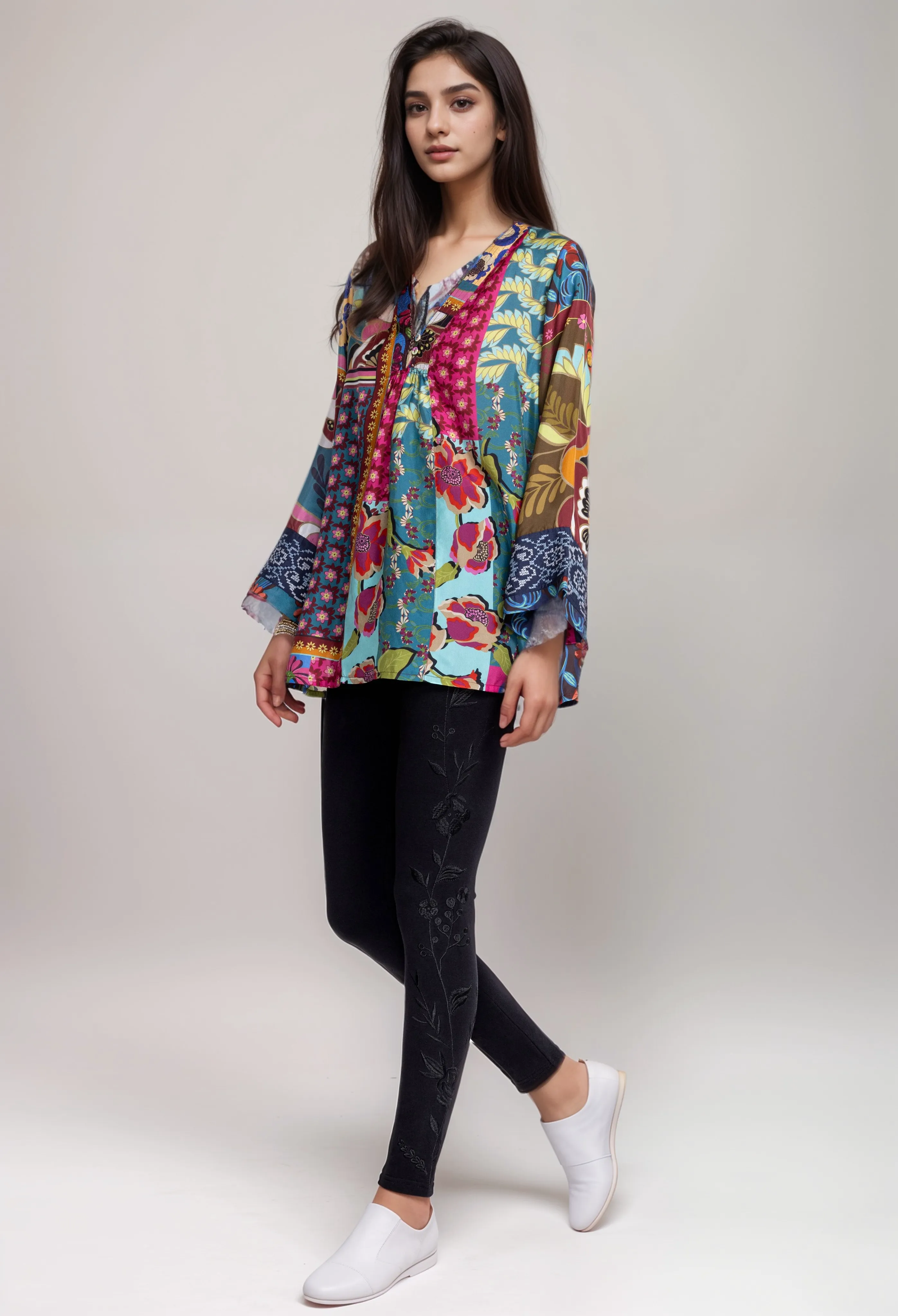 Johnny Was Calipso Tonal Legging R60923 Boho Chic