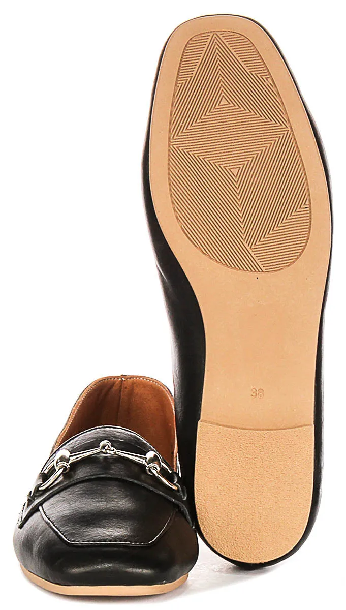 Justinreess England Romy Leather In Black For Women