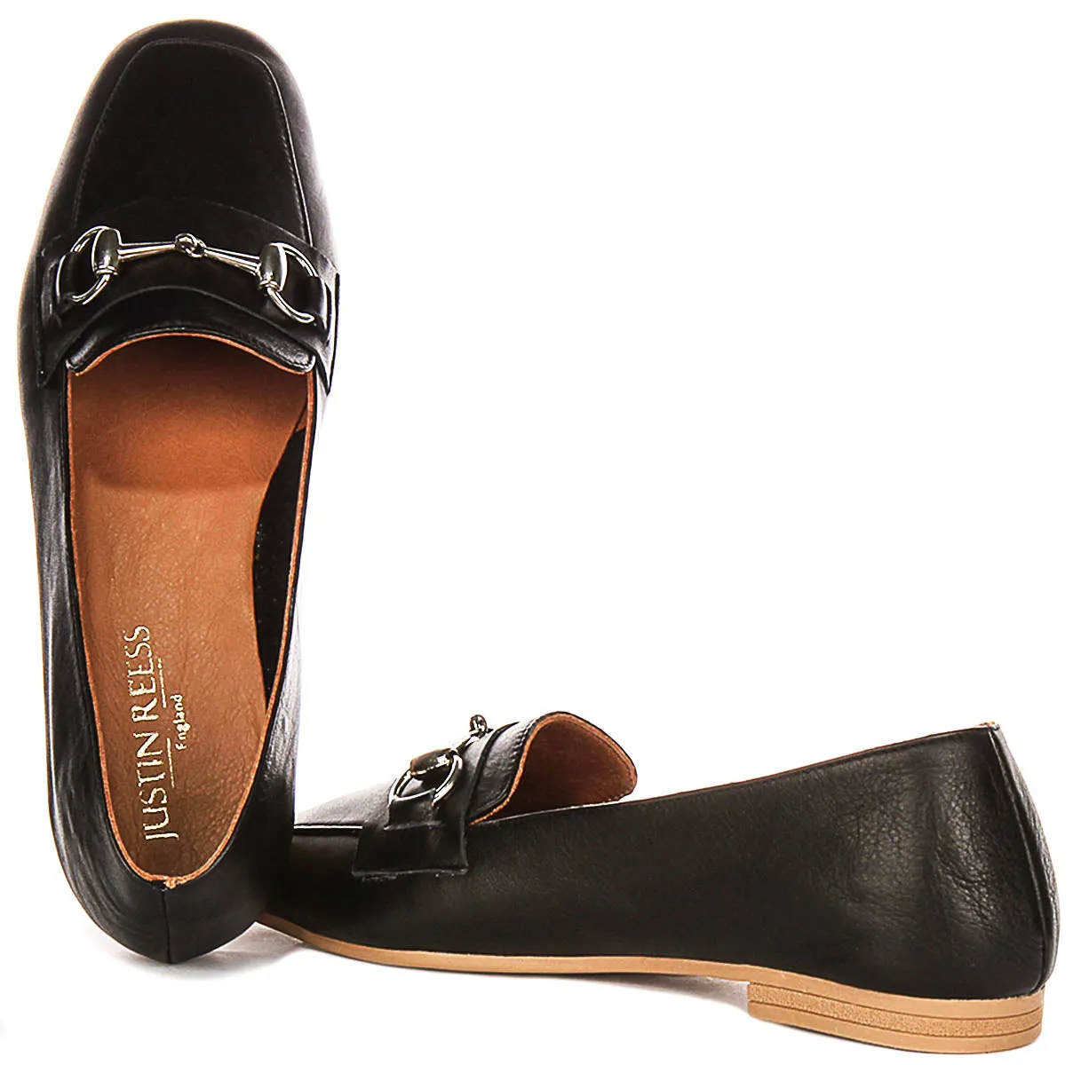 Justinreess England Romy Leather In Black For Women