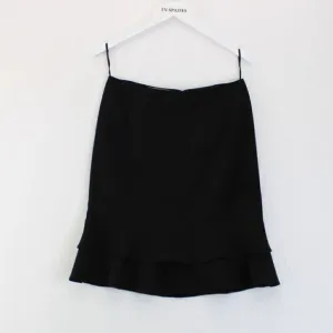 Kasper Ruffled A-Line Skirt Black 4