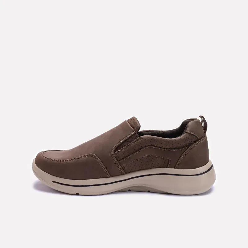 Khaki Slip On Sneakers 0120568