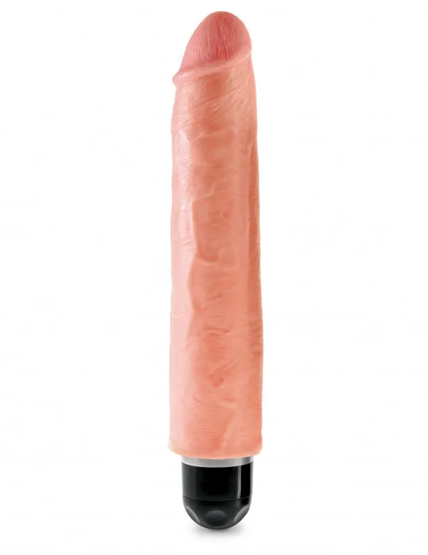 King 10" Vibrating Flesh