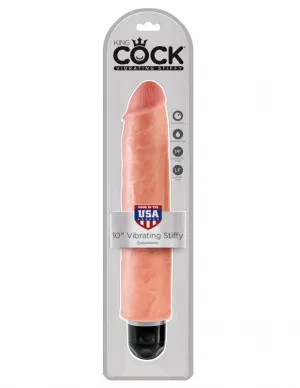 King 10" Vibrating Flesh
