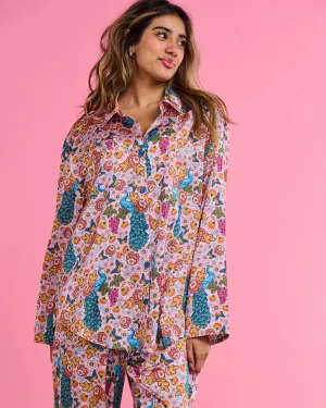 Kip & Co LADIES | Lyon Eco Satin Long Sleeve Shirt & Pant Pyjama Set
